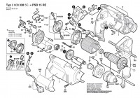 Bosch 0 603 338 5C9 Psb 15 Re Percussion Drill 230 V / Eu Spare Parts